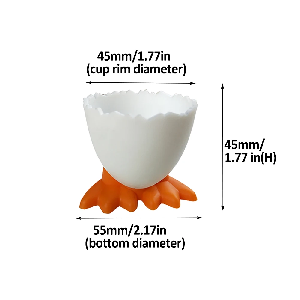 6 шт. детский держатель для чашки-яйца |