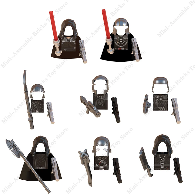 

Disney Mini Action Toy Figures Compatible Building Blocks Anime Assemble Dolls Bricks Birthday Gifits Star Wars WM6089 WM955