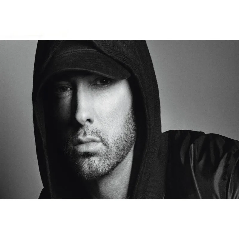 Оригинальная настенная бумага Eminem со средними пальцами классическое