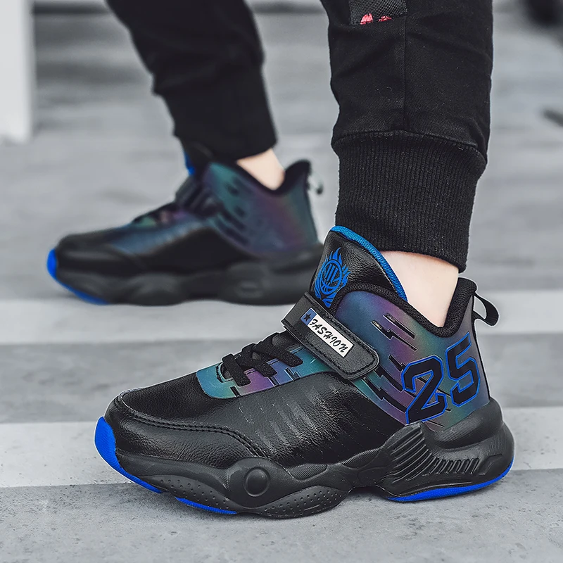 Детская Баскетбольная обувь для мальчиков Детские уличные кроссовки jordan Дышащая