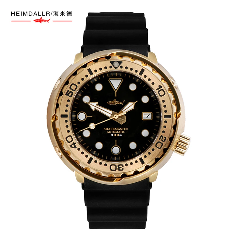 

HEIMDALLR Sharkey Bronze Tuna Diver Watch Men Luminous Dial Sapphire 200M Water Resistance NH35 Automatic Movement Male Watches