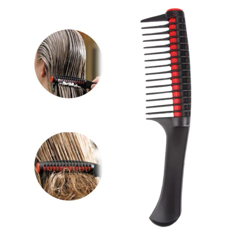 

Профессиональная расческа для волос с широкими зубьями, 1 шт., антистатические салонные инструменты для окрашивания, парикмахерская расчес...