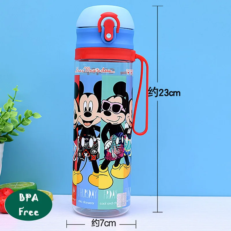 Детская кружка Disney с защитой от падения портативная чашка для студентов прямой