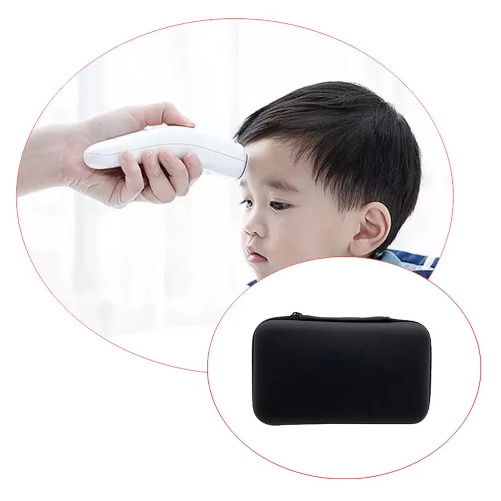 

Digital Infrared Forehead Thermometer Storage Package Protection Box Practical Bag EVA Material