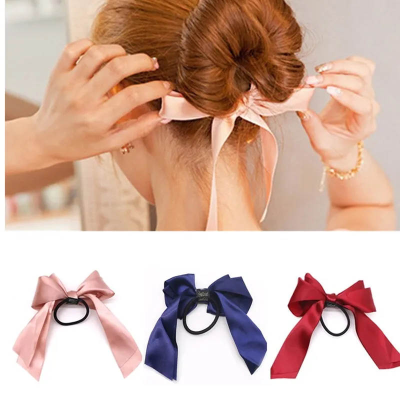 Эластичная лента для волос Женские аксессуары резинки девочек завязка повязка