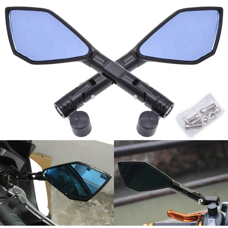 

Motorcycle Rearview Mirror, Reverse Pentagonal Mirror, Motorcycle Accessories, for Kawasaki Suzuki Honda Shengli