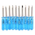 10 шт.лот Портативный отвертка инструменты для ремонта наборы ручных инструментов 2 мм шлицевые Отвертки Phillips