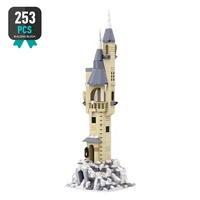 moc magic world owlery tower magic school castle building blocks construction block classic collection model toys for children