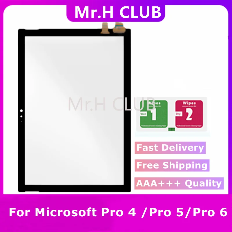Сенсорный экран для Microsoft Surface Pro 4 1724 5 6 7 дигитайзер стекло Замена сенсорного