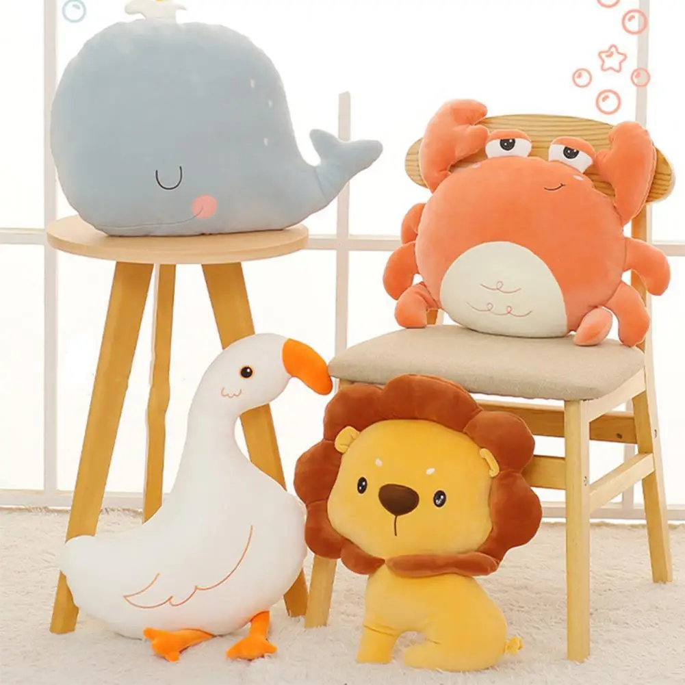 

Cartoon Doll Soft Birthday Gift Stuffed Animal Shape Plush Pillow for Sofa