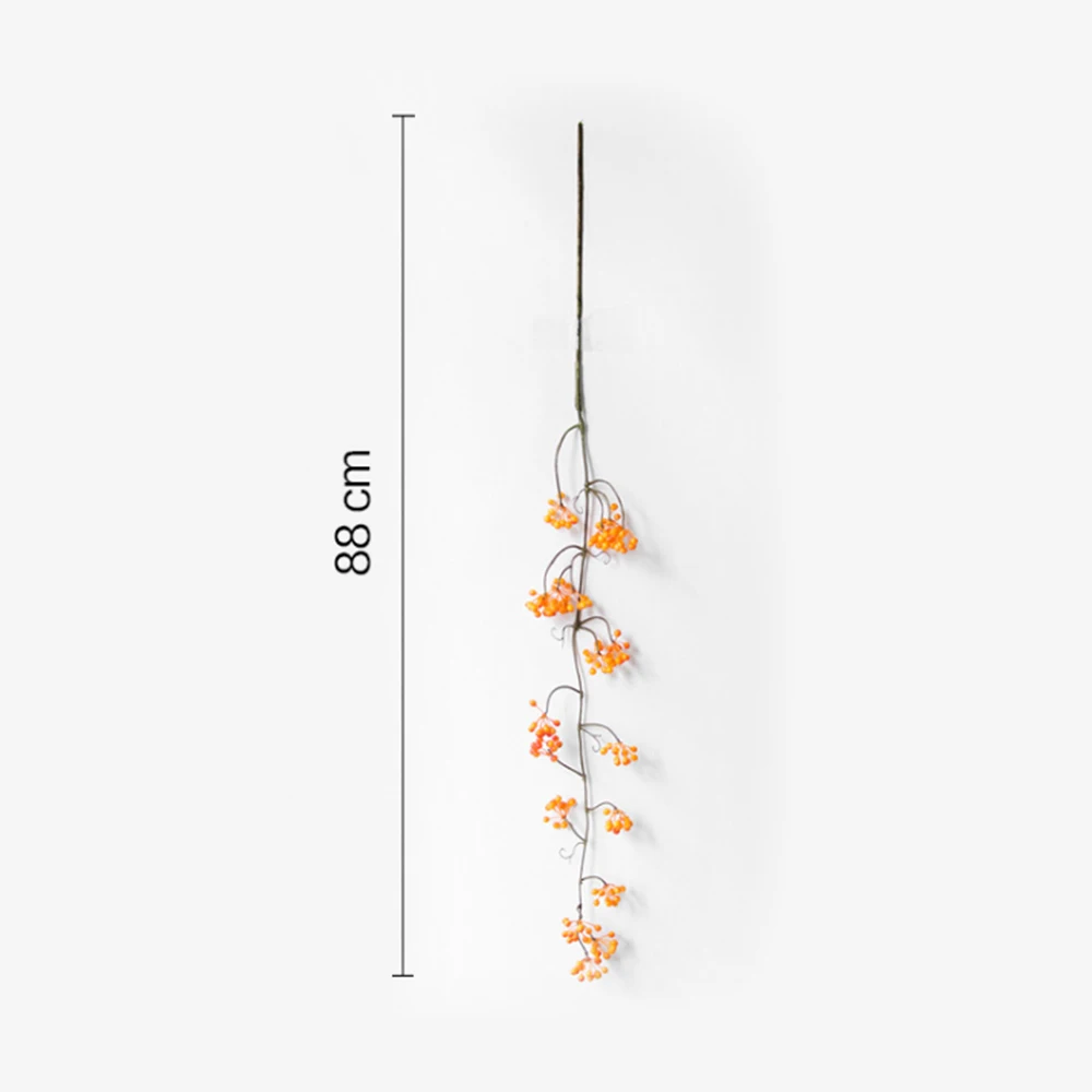 

88CM Artificial Red Beans Fruits Vine Fake Flowers Rattan for Wedding Party Decor Home Garden Decoration Arcitifial Plants