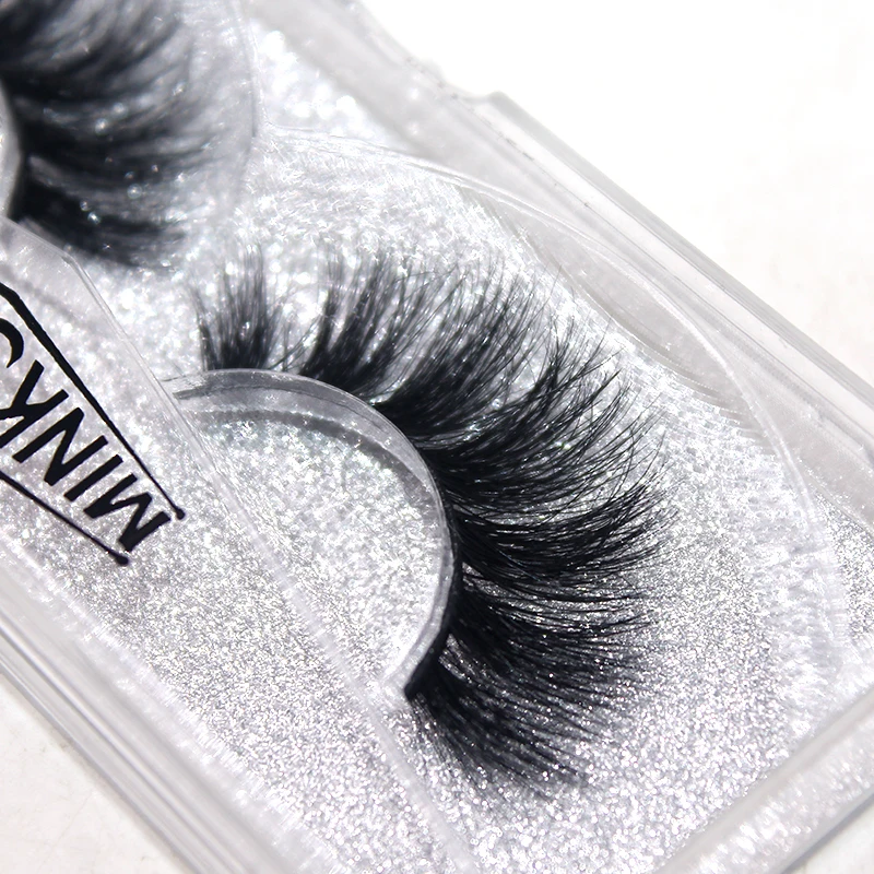 

1Pair Dramatic Long Lashes 3D Mink Lashes False Eyelashes Thick Criss-cross Wispies Fluffies Eye Lash Extension Makeup Tools