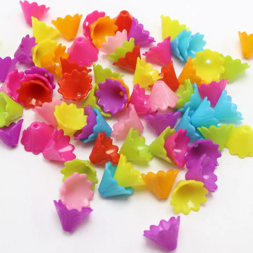 200 шт. смешанные цвета жевательной резинки акриловые бусины для Утренней славы