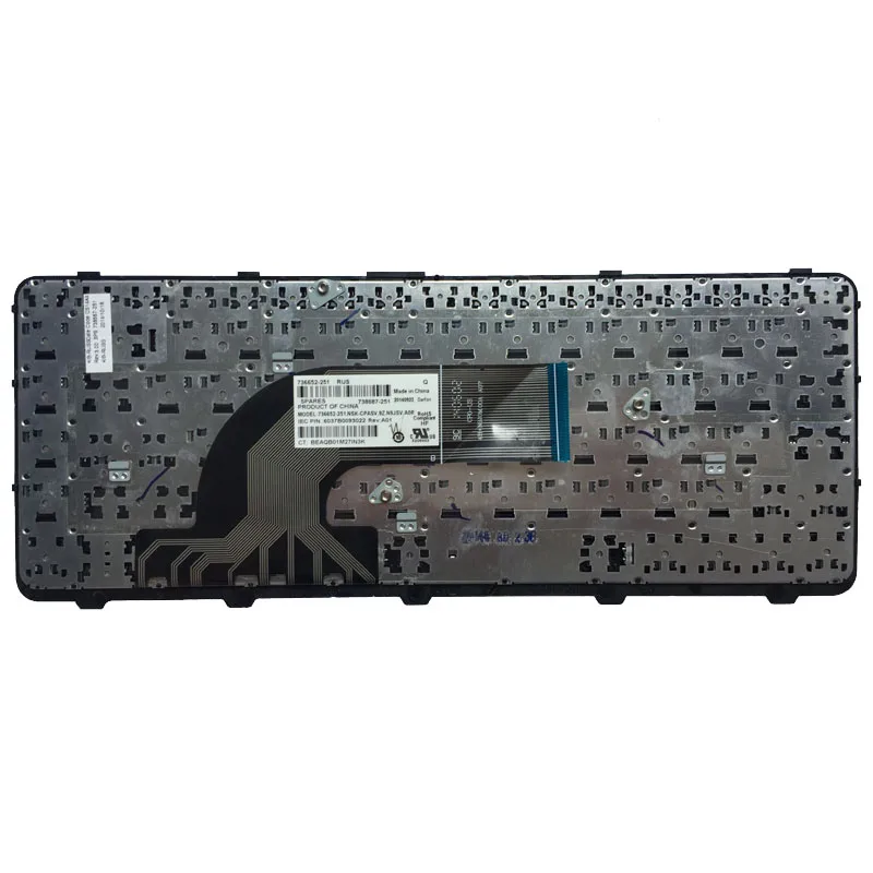 Новая русская клавиатура для ноутбука HP ProBook 640 440 445 G1 RU черная с рамкой|Клавиатуры