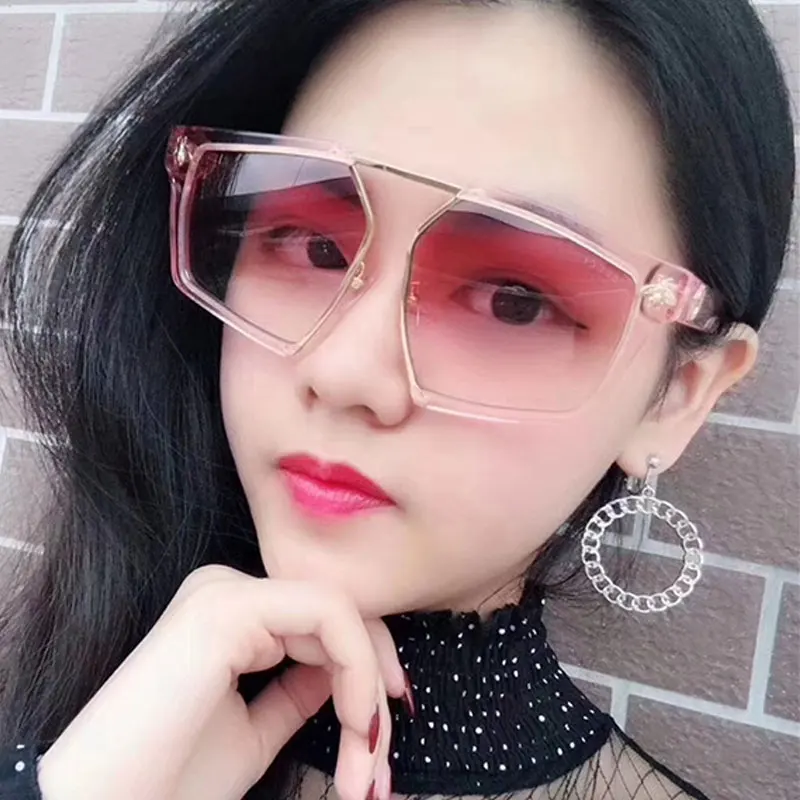 

Q Driving Glasses Big Box Unique Oculos De Sol Oversized Gafas Men Women Sunglasses UV400