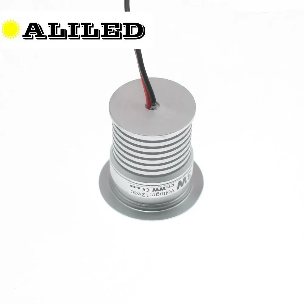 

3W Led Downlight Ultra Heldere Ronde Mini Spot Light DC 12V 24V Aluminium Down Light Indoor Kast verzonken Plafond Lampen