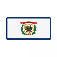 west virginia flagpagonya flag amazigh flag pattern aluminum license plate is suitable for most models 15x30cm