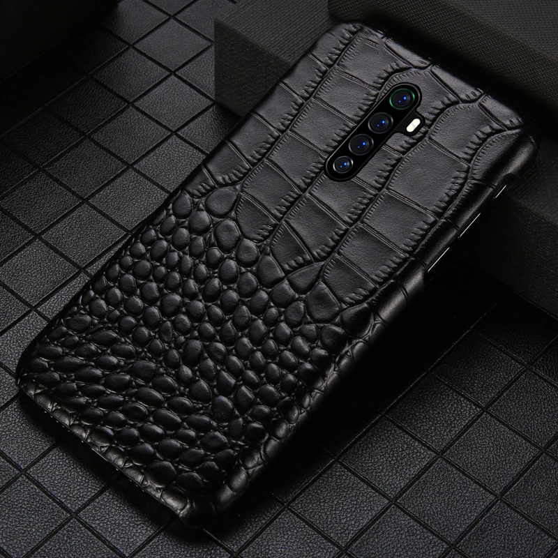 

Genuine Leather Phone Case for Realme 8 Pro GT Neo 2 6 X7 7 Q3 Pro C3 Narzo 30 Cover for OPPO Reno 6 5 2 Z Find X2 X3 Pro