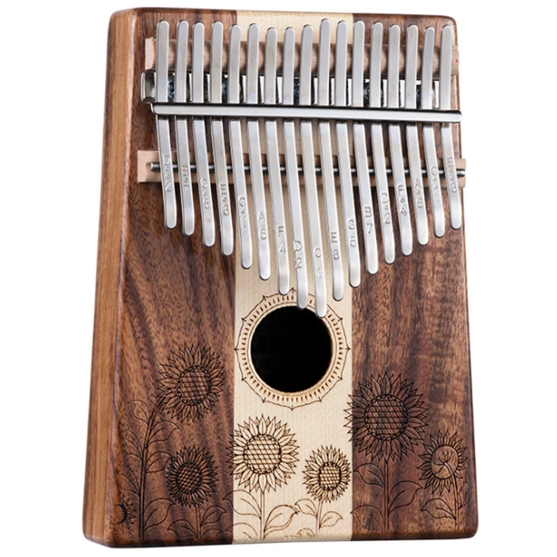 

Клавиатура hlру Kalimba, 17 клавиш, акации + клен, подсолнухи