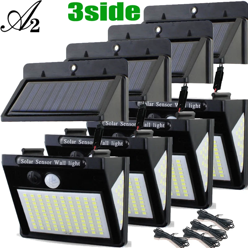 Светодиодная лампа A2 166 на солнечной батарее Ночной светильник с пассивным ИК