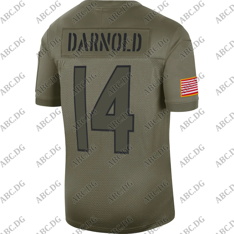 

Men New York Sam Darnold Olive 2019 Salute to Service Limited Jersey