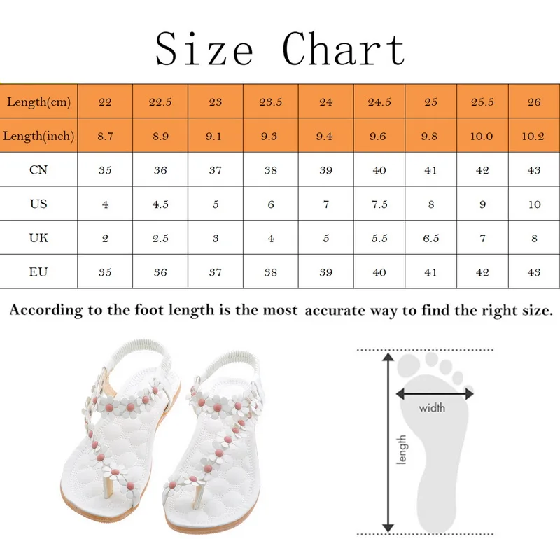 

2021 Summer Beach Sandals Lady Flat Bohemia Shoes Casual Female Flower Sandals Non-slip Comfortable Breathable Ladies Sandals