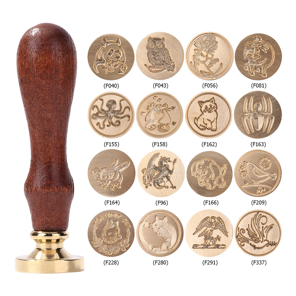 Набор восковых печати с животными штамп модный Декор сделай сам старинный