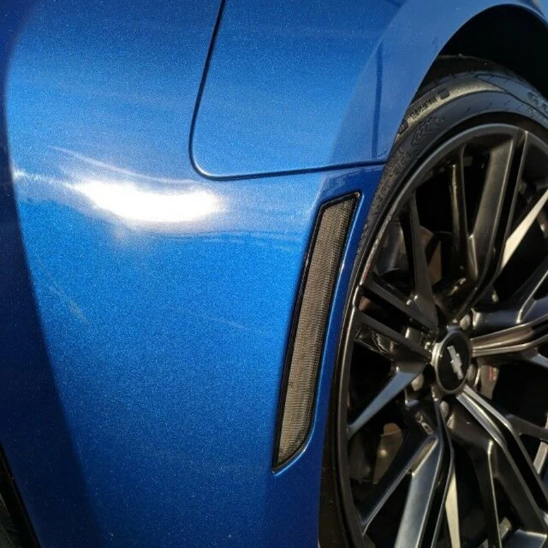 Chevy Camaro 2016 + дымчатые светодиодные боковые габаритные фонари-передние и задние