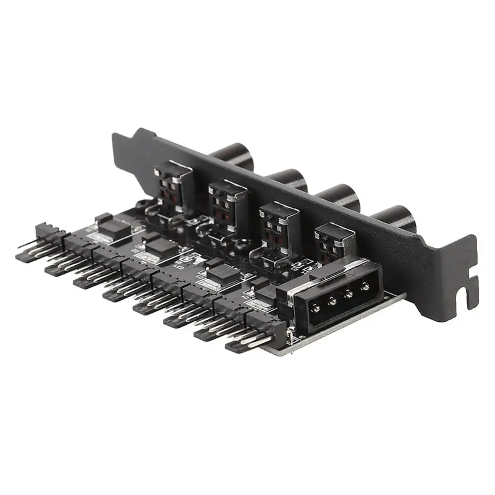 8 каналов большой 4-контактный блок питания контроллер скорости радиатора для