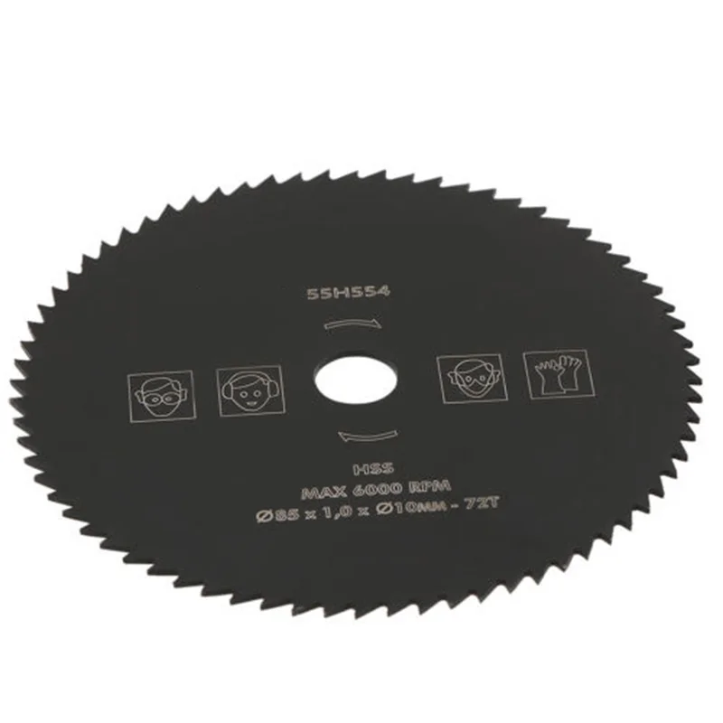 

Пильный диск по дереву металла высокая твердость прочный 85 мм * 10 мм Комплект фильтров с круговой колесо режущего диска высокого качества ос...