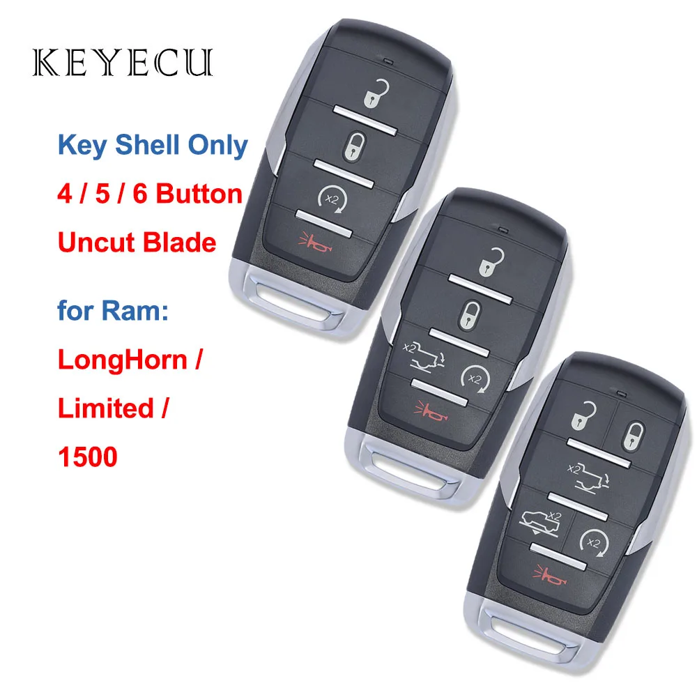 Умный чехол Keyecu для ключа с дистанционным управлением телефона 4/5/6 кнопками