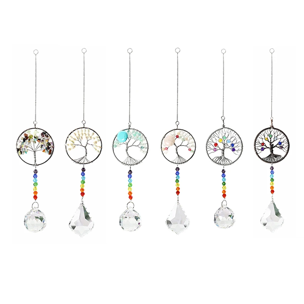 1 шт. подвеска для сада с кристаллами |