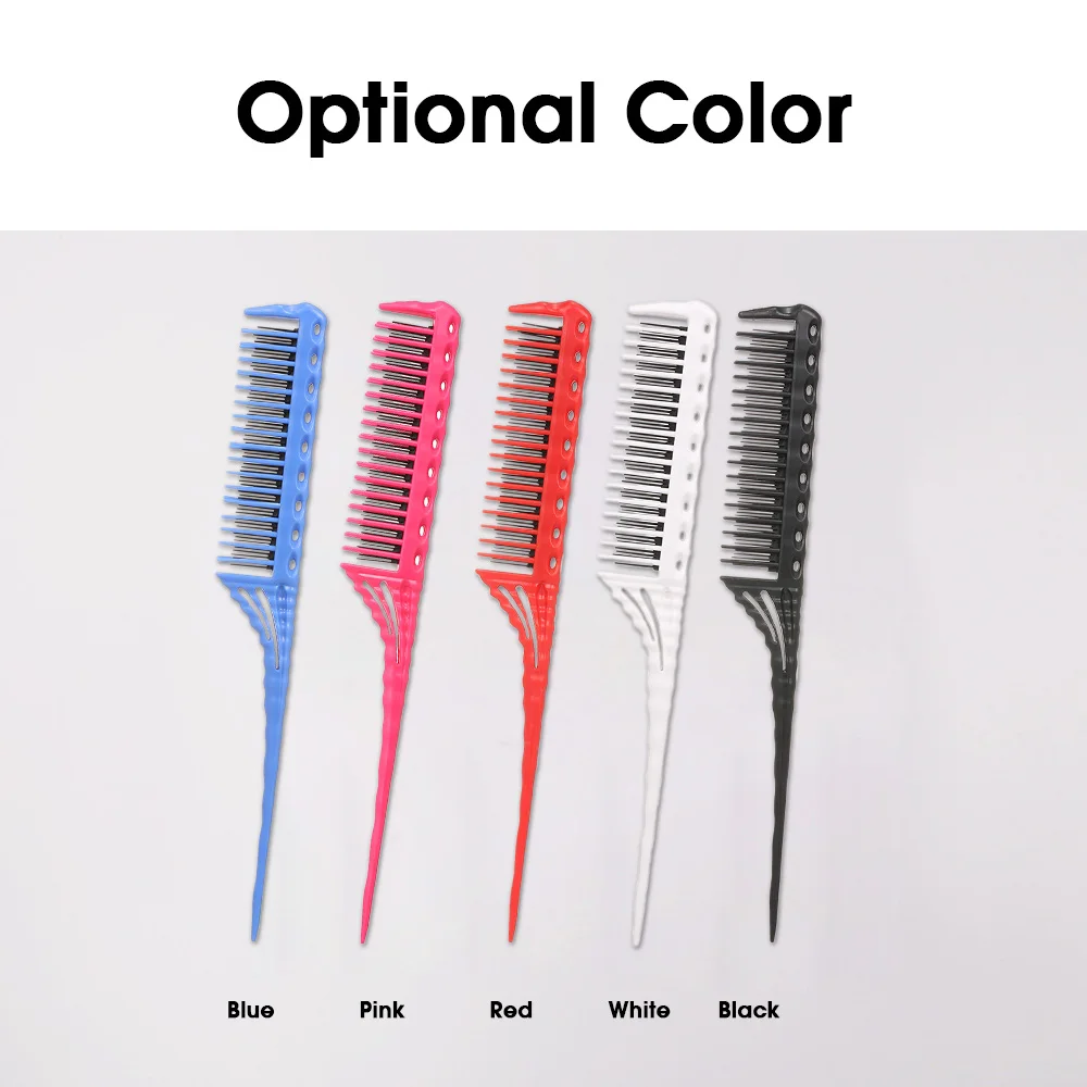Расческа для волос 3 рядная расческа распутывания зубов с крысиным хвостом