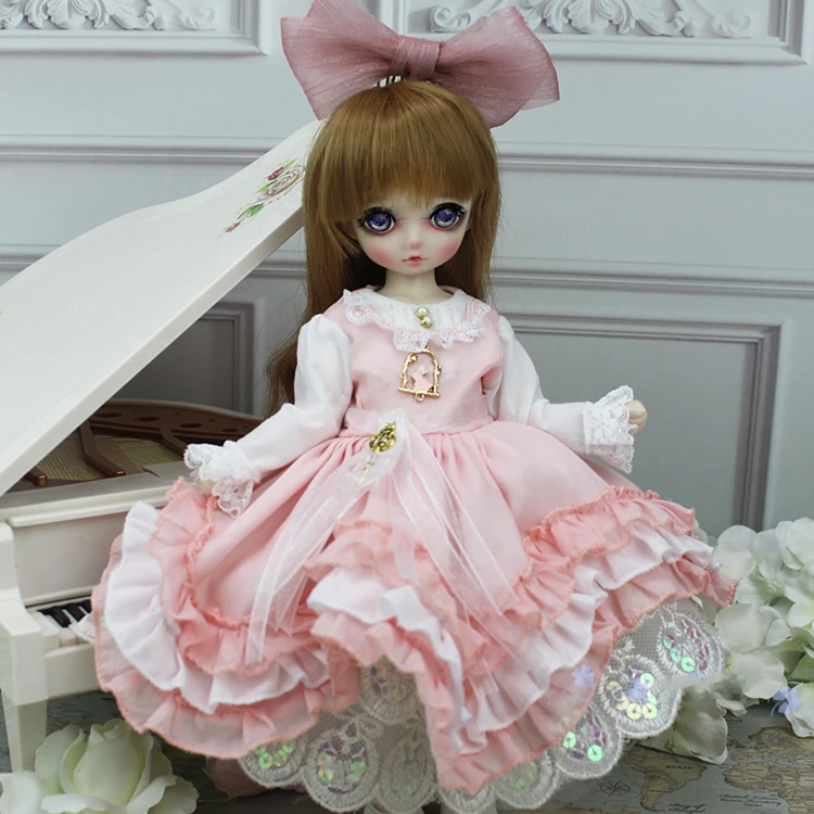 1/3 1/6 1/4 тонкая bjd SD кукольная одежда ретро Лолита платье для 1/3 1/4 1/6 bjd кукольная одежда