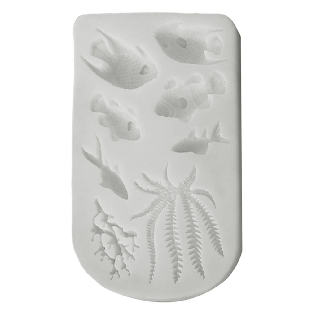 Silicone Ocean Cartoon Pattern Cutting Mold Cookie Moulds Cake Cutters Kicthen Baking Tools | Дом и сад
