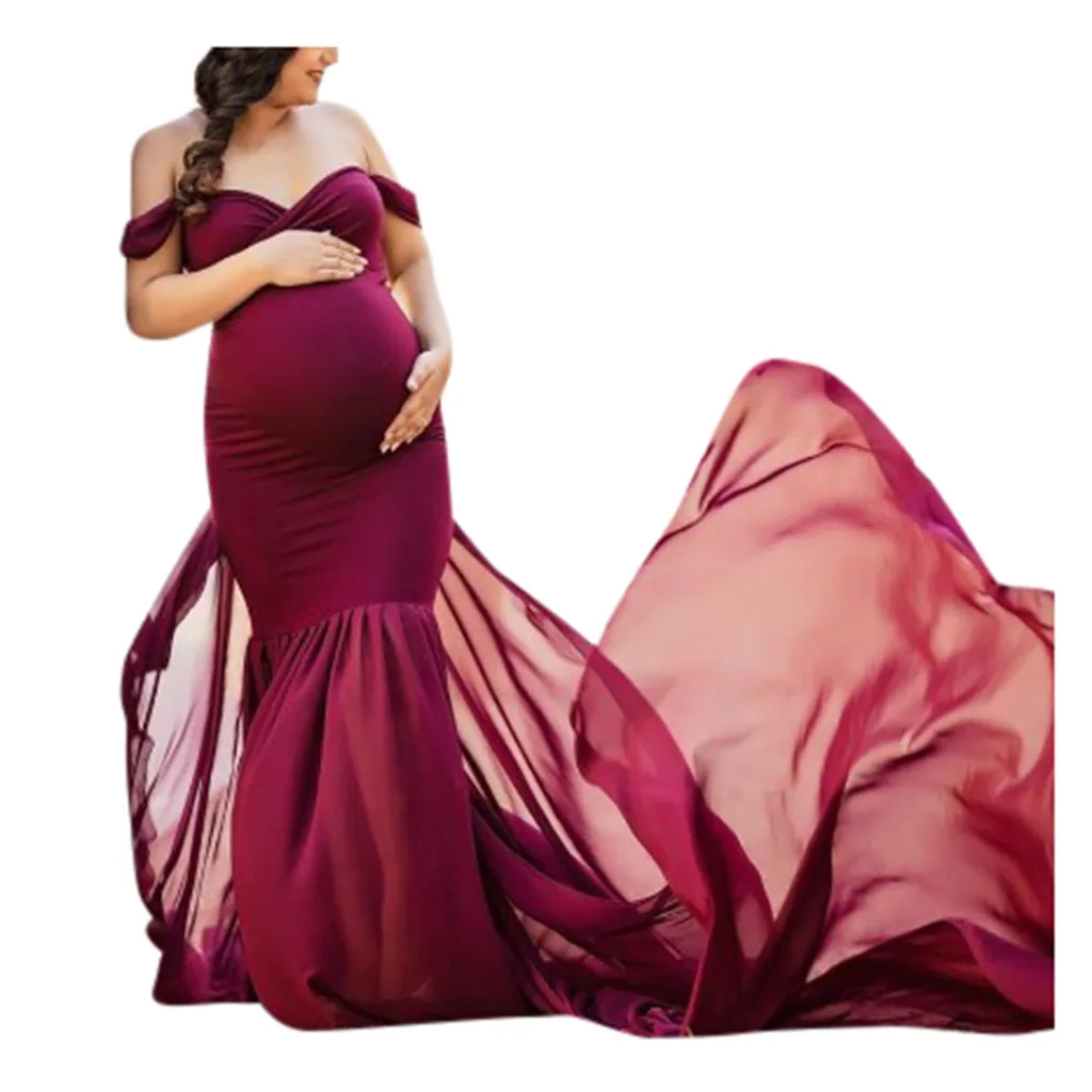 K Платья для беременных для фотосессии платье для беременных vestidos платье для беременных vestido embarazada без рукавов в стиле пэчворк Z4 - Цвет: K