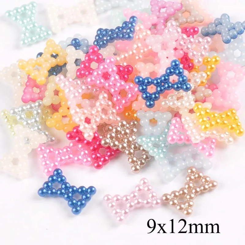 100pcs 20-200 шт Смешанные Круглые Резиновые Кабошоны с плоской задней частью, украшения для скрапбукинга, рукоделие для шитья, детские головные уборы YK0729 - Цвет: 100pcs