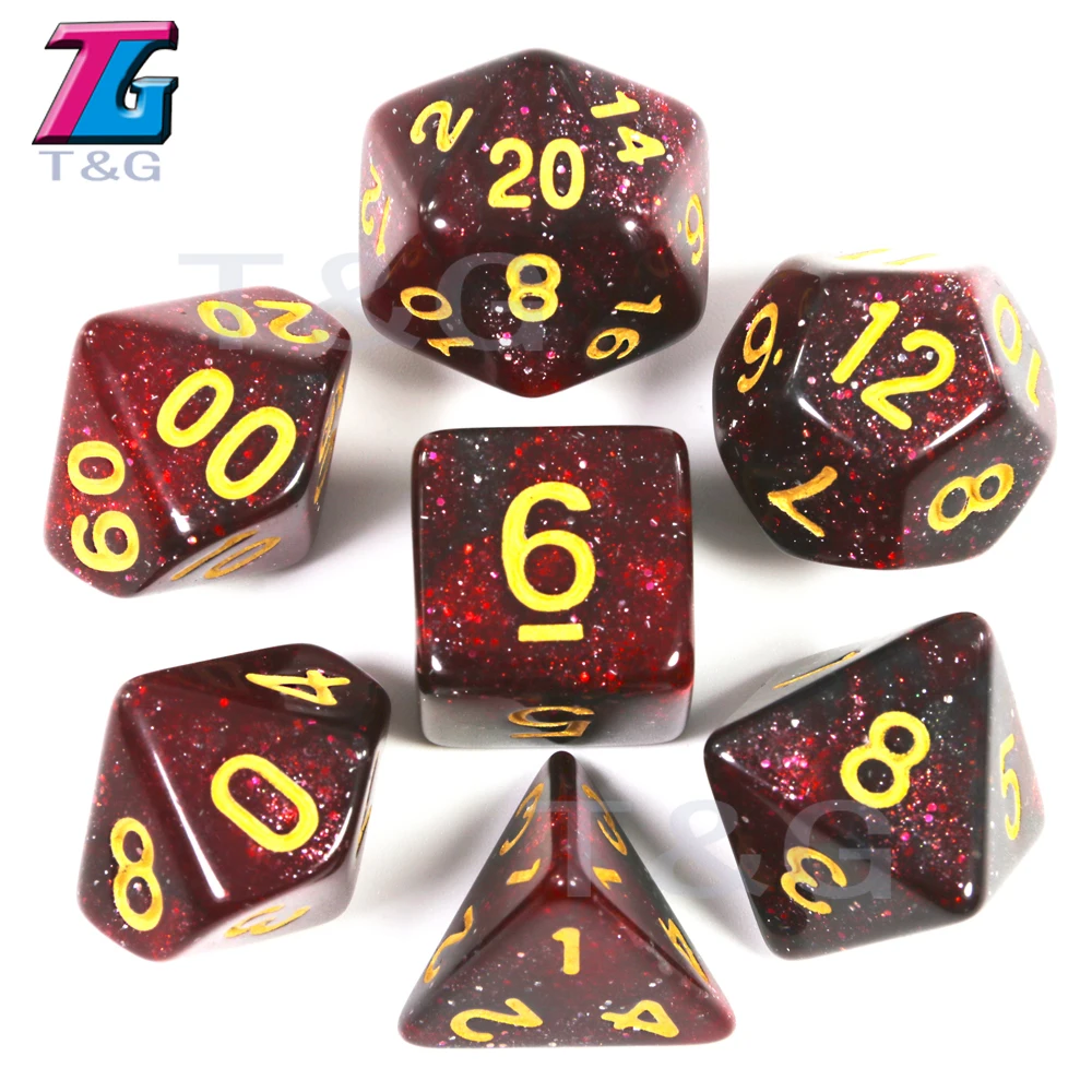 Galaxy Pieces TRPG Gaming Dice D4 D20 многогранная 2 вида цветов новая игрушка|Настольные игры| |