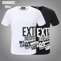 2021 new italian fashion brand dsquared2 mens advanced printing short sleeved t shirt 905