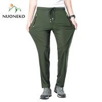 nuoneko breathable hiking pants men summer stretch quick dry outdoor male mountain climbing fishing trekking tourism trousers