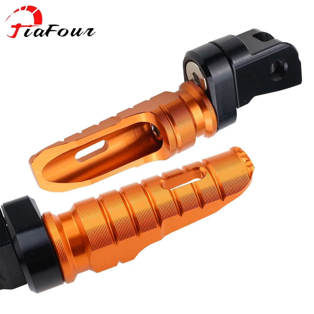 

Fit For DUKE 200 DUKE 250 DUKE 300 DUKE 690 DUKE 790 790R DUKE 890 890R Rotating Front Footpegs Foot Pegs