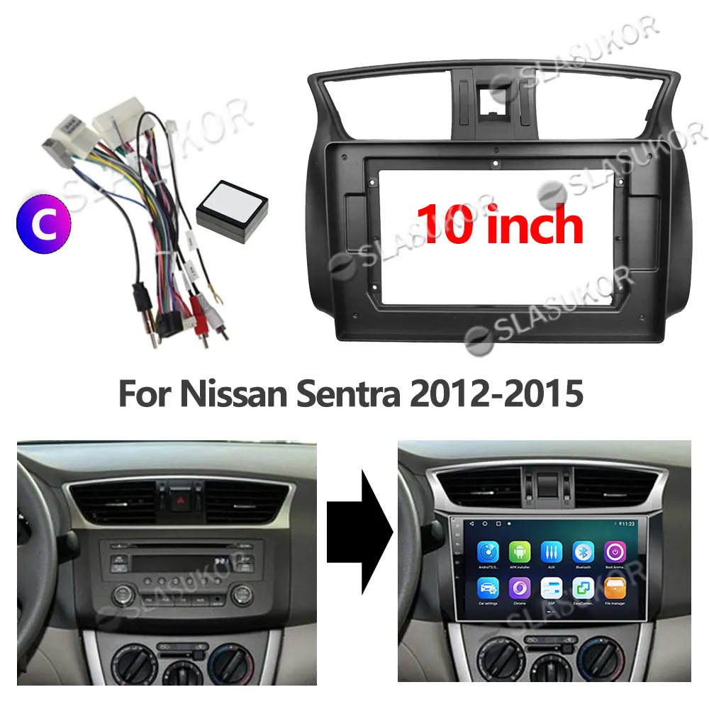10 дюймов для Nissan Sentra 2012 2013 2014 2015 Проводная плата управления CANBUS стереопанель