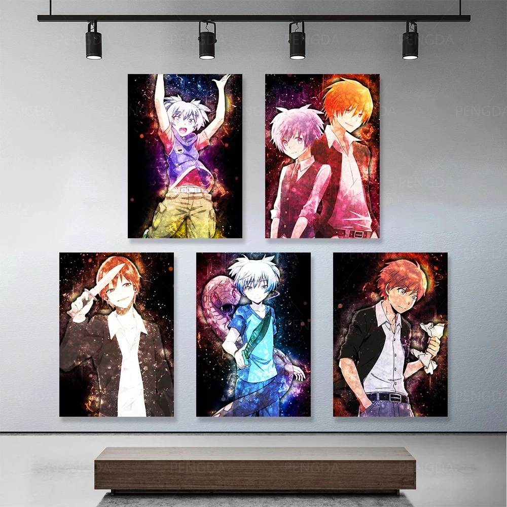 

HD Print Painting Home Decor Assassination Classroom Canvas Poster Modular Japanese Anime Pictures Modern Living Room Wall Art