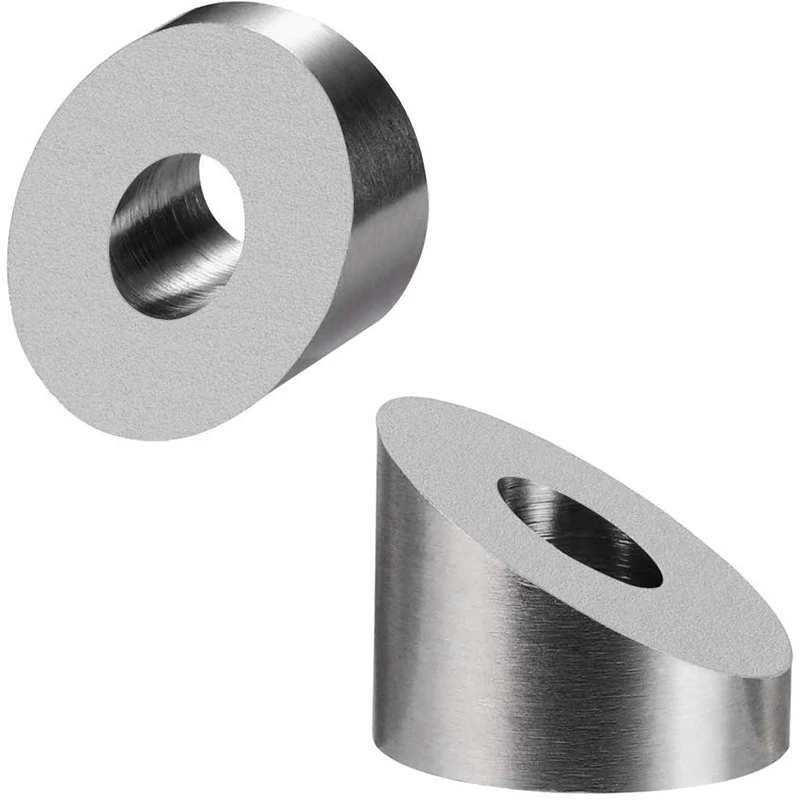 T316 Stainless Steel 1/4 inch 30 Degree Angle Beveled Washer for 1/8 inch to 3/16 inch Deck Cable Railing Kit/Hardware Wood/Meta enlarge