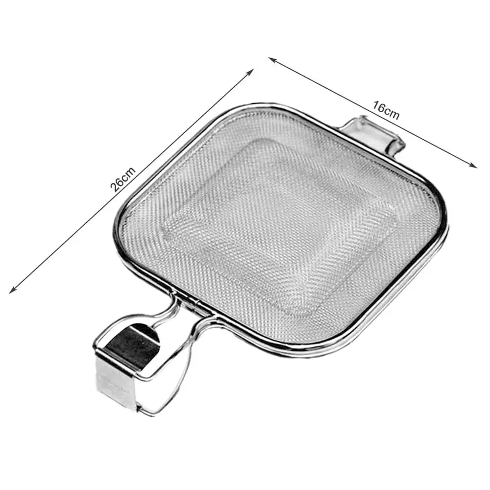 

New Product Promotion Discount Stainless Steel Grilling Net Bread Breakfast Cooking BBQ Camping Tool