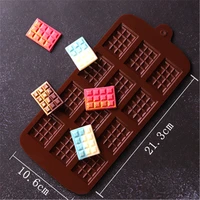 waffles mould cake baking muffin chocolate silicone mold tray biscuits baking diy self made model tools cookie shape square mold