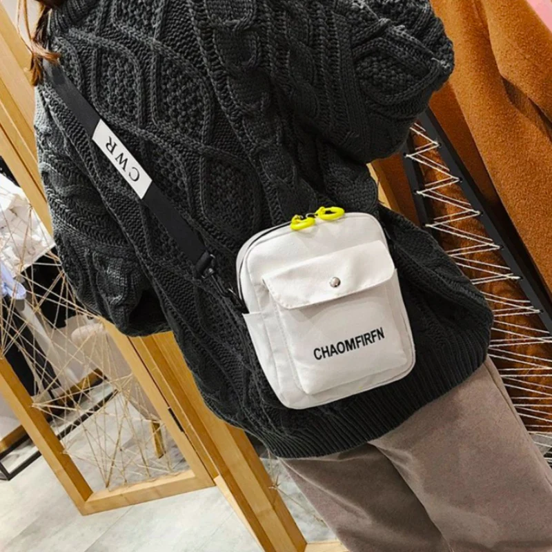 Женская Холщовая Сумка для ноутбука Дамский мессенджер на ремне через плечо