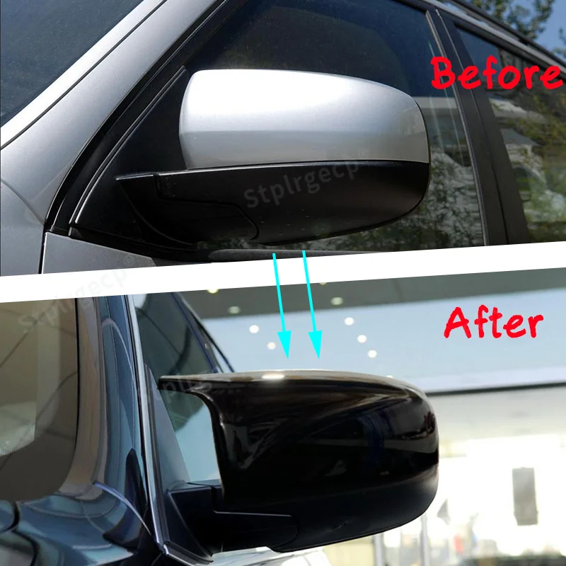 Для BMW X5 E70 X6 E71 2008 2009 2010 2011 2012 2013 чехол для зеркала боковое крыло глянцевый черный