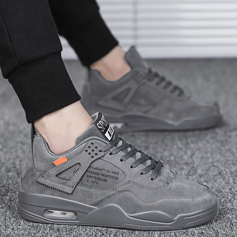 Мужская обувь сезон весна-осень повседневная кожаная на плоской подошве белые