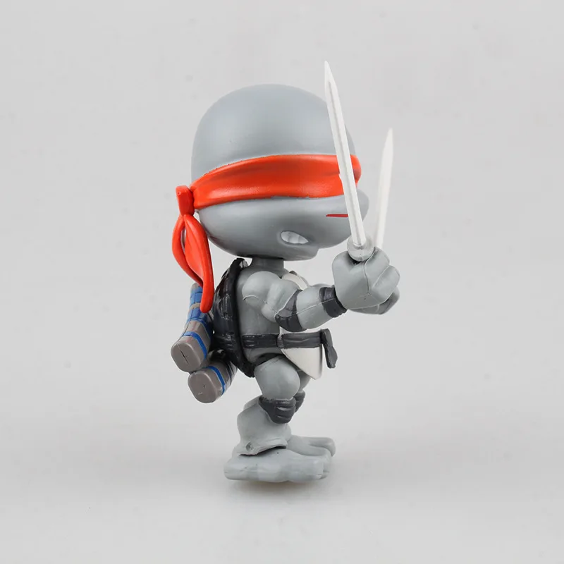 Cute 4-Super Movable Teenage Mutant Ninja Turtles Black Limited Edition Gray Battle Damage Version Two-Selectable Garage Kit